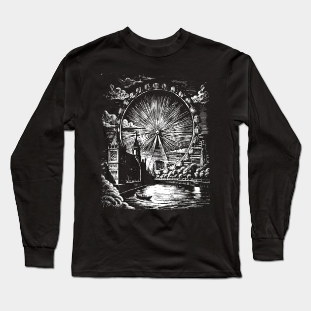 The London Eye Long Sleeve T-Shirt by Khrystyna27